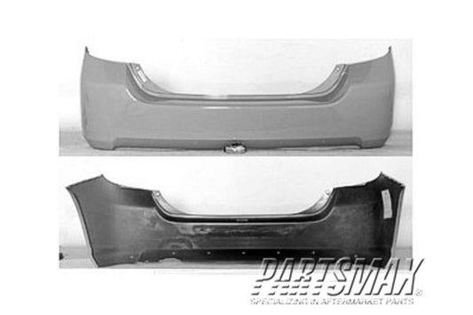 2430 | 2007-2008 HONDA FIT Rear bumper cover SPORT; prime | HO1100239|04715SLNA80ZZ