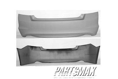 2430 | 2008-2012 HONDA ACCORD Rear bumper cover 3.5L; Sedan | HO1100245|04715TA1A91ZZ
