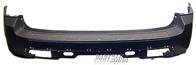 1100 | 2009-2011 HONDA PILOT Rear bumper cover EX|EX-L|LX; w/o Parking Sensor; prime | HO1100257|04715SZAA90ZZ