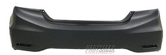 2430 | 2013-2015 HONDA CIVIC Rear bumper cover 1.8L; Sedan; prime | HO1100278|04715TR3A50ZZ