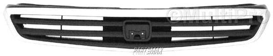 1200 | 1999-2000 HONDA CIVIC Grille assy Sedan; Exc GX; USA; Grille & Molding Attached; see notes | HO1200143|71121S04003-PFM