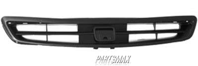 860 | 1996-2000 HONDA CIVIC Grille assy 2dr coupe; Si; w/black molding; USA | HO1200149|HO1200149