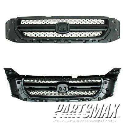 1200 | 2003-2005 HONDA PILOT Grille assy EX; silver & gray | HO1200171|75101S9VA11ZA