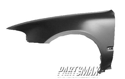 1240 | 1992-1995 HONDA CIVIC LT Front fender assy 2dr hatchback; DX/Si; w/molding holes | HO1240123|60261SR3506ZZ