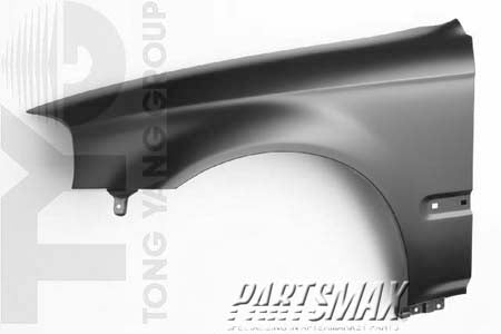 1240 | 1999-2000 HONDA CIVIC LT Front fender assy all | HO1240151|60261S01A10ZZ