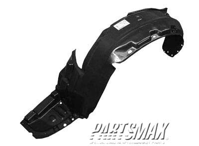 1248 | 1995-1998 HONDA ODYSSEY LT Front fender inner panel fender liner; plastic | HO1248110|74151SX0020