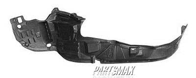 1248 | 1999-2004 HONDA ODYSSEY LT Front fender inner panel fender liner; plastic | HO1248111|74151S0XA00