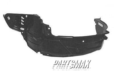 1248 | 2002-2005 HONDA CIVIC LT Front fender inner panel 2dr hatchback; fender liner | HO1248119|74151S6A000