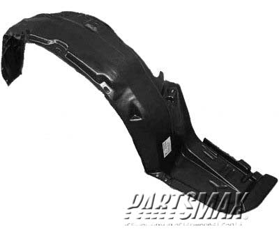 1249 | 1992-1996 HONDA PRELUDE RT Front fender inner panel fender liner | HO1249104|74101SS0000