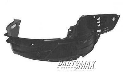 1249 | 2002-2005 HONDA CIVIC RT Front fender inner panel 2dr hatchback; fender liner | HO1249119|74101S6A000