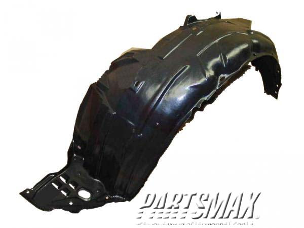 1250 | 2006-2011 HONDA CIVIC LT Front fender splash shield 4dr sedan; DX/DX-G/DX-VP/LX-S model; plastic liner | HO1250107|74151SNAA10