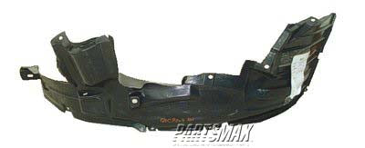 1251 | 2000-2006 HONDA INSIGHT RT Front fender splash shield all | HO1251104|74101S3Y000