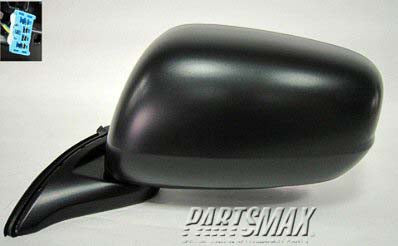 1700 | 2009-2014 HONDA FIT LT Mirror outside rear view Power; Non-Heated; w/Cover; PTM; see notes | HO1320246|76258TK6305-PFM