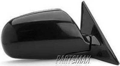 1321 | 1993-1993 HONDA ACCORD RT Mirror outside rear view 4dr sedan; manual foldaway; black | HO1321106|76200SM4A02