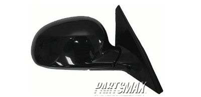 1321 | 1992-1995 HONDA CIVIC RT Mirror outside rear view 4dr sedan; power remote foldaway; black | HO1321113|76200SR1A16