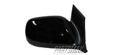 1321 | 2006-2008 HONDA CIVIC RT Mirror outside rear view EX|EX NAVI|LX|SI NAVI|SI; Coupe; Nighthawk Black; Code B92P | HO1321213|76200SVAA11ZD