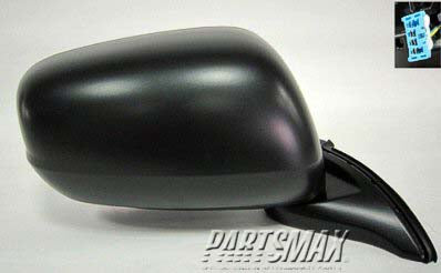 1321 | 2009-2014 HONDA FIT RT Mirror outside rear view Power; Non-Heated; w/Cover; PTM; see notes | HO1321246|76208TK6305-PFM