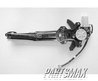 1350 | 1992-1995 HONDA CIVIC LT Front door glass regulator Sedan; Power; Regulator Only | HO1350104|72251SR4J01