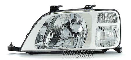 1150 | 1997-2001 HONDA CR-V LT Headlamp assy composite combination lamp | HO2502112|33151S10A01
