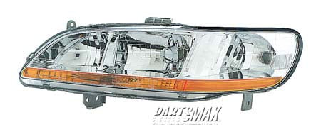 2502 | 2001-2002 HONDA ACCORD LT Headlamp assy composite combination lamp | HO2502117|33151S84A02
