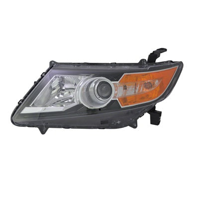 2502 | 2014-2017 HONDA ODYSSEY LT Headlamp assy composite Halogen; Black Bezel | HO2502154|33150TK8A02