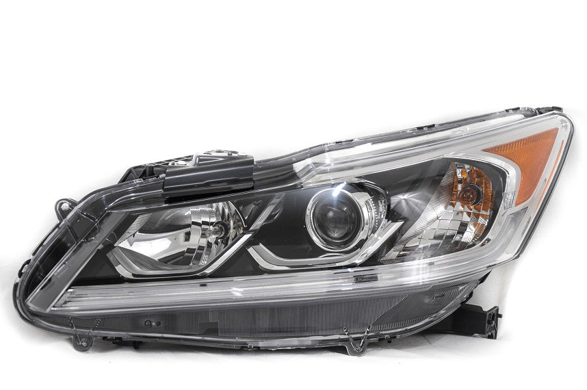 2502 | 2016-2017 HONDA ACCORD LT Headlamp assy composite EX|EX-L|SE|SPORT|SPORT SPECIAL EDITION; Sedan; Halogen; w/DRL | HO2502169|33150T2AA82