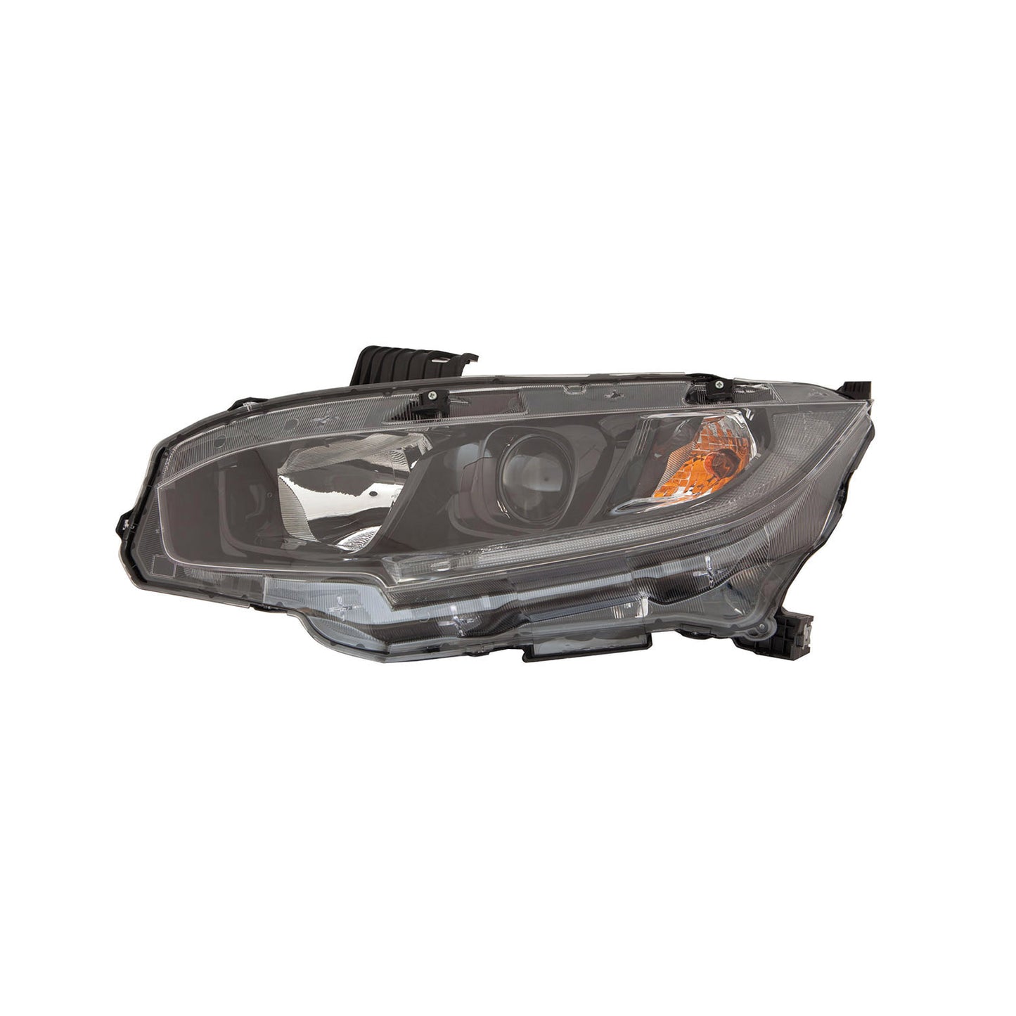 2502 | 2019-2021 HONDA CIVIC LT Headlamp assy composite Sedan/Coupe; Halogen | HO2502192|33150TBAA31