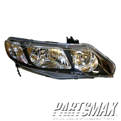2503 | 2009-2011 HONDA CIVIC RT Headlamp assy composite Sedan | HO2503127|33101SNCA01