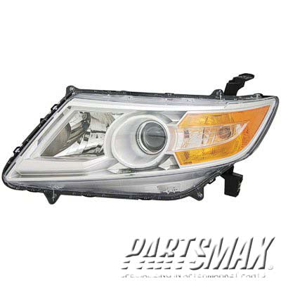 2503 | 2011-2013 HONDA ODYSSEY RT Headlamp assy composite Halogen | HO2503142|33100TK8A01