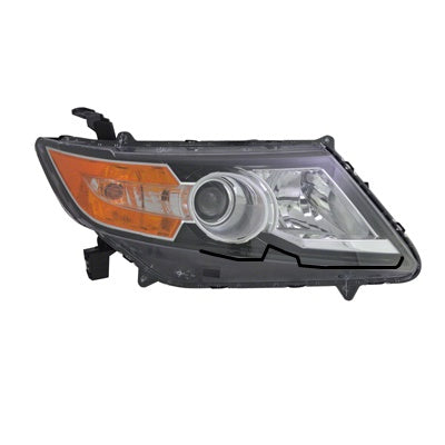 2503 | 2014-2017 HONDA ODYSSEY RT Headlamp assy composite Halogen; Black Bezel | HO2503154|33100TK8A02