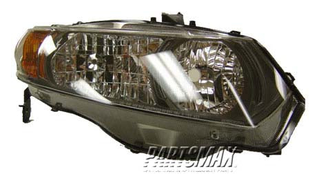 1172 | 2006-2007 HONDA CIVIC RT Headlamp lens/housing 2dr coupe | HO2519111|33101SVAA02