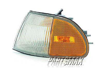 1380 | 1992-1995 HONDA CIVIC LT Front marker lamp assy 4dr sedan; signal/marker combination | HO2550108|33350SR4A02