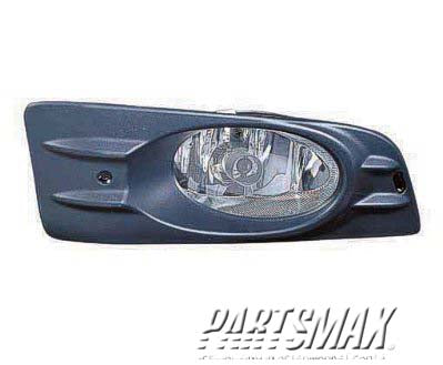 1550 | 2006-2007 HONDA ACCORD Fog lamp replacement set dealer installed; 2dr coupe | HO2591102|08V31SDN101