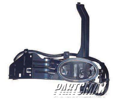 2592 | 2008-2010 HONDA ACCORD LT Fog lamp assy factory installed; 4dr sedan | HO2592119|33951TA0305