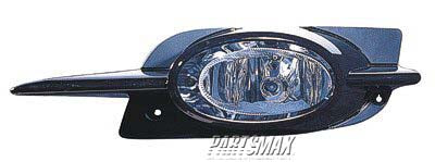 2592 | 2009-2009 HONDA CIVIC LT Fog lamp assy Coupe; prime | HO2592123|33950SVAA51