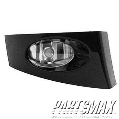 2593 | 2007-2008 HONDA FIT RT Fog lamp assy nighthawk black; code B92P; factory installed | HO2593118|33901SLNA01ZB