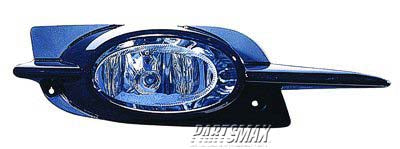 2593 | 2009-2009 HONDA CIVIC RT Fog lamp assy Coupe; prime | HO2593123|33900SVAA51