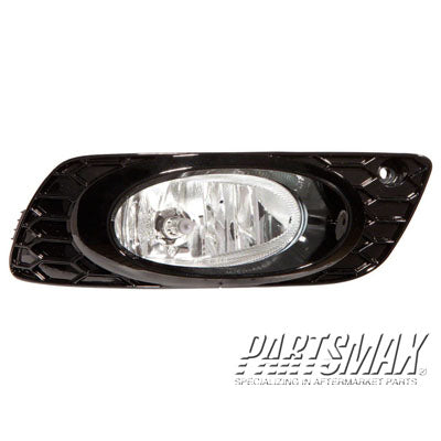 2593 | 2012-2012 HONDA CIVIC RT Fog lamp assy Sedan; Factory Installed | HO2593134|33900TR7A01