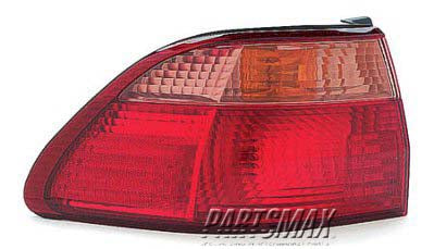 2800 | 1998-2000 HONDA ACCORD LT Taillamp assy 4dr sedan; outer | HO2800121|33551S84A01