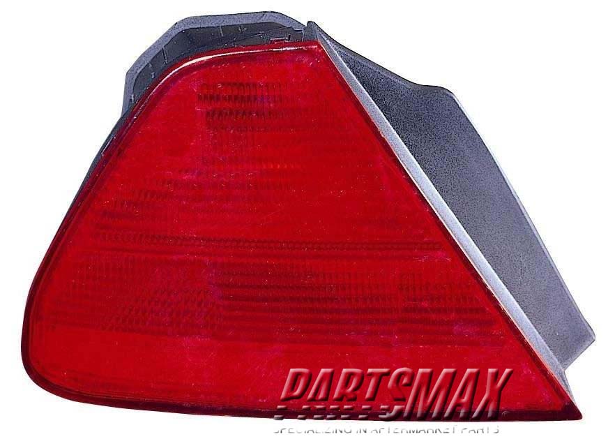 2800 | 1998-2002 HONDA ACCORD LT Taillamp assy 2dr coupe; body mounted | HO2800126|33551S82A01