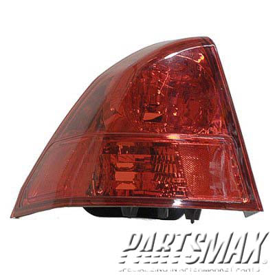 2800 | 2003-2005 HONDA CIVIC LT Taillamp assy 4dr sedan; quarter panel mounted: w/o bulbs or sockets; Japan built | HO2800153|33551S5BA01
