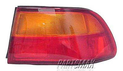 2801 | 1992-1995 HONDA CIVIC RT Taillamp assy 2dr coupe/4dr sedan; body mounted | HO2801125|33500SR4A01