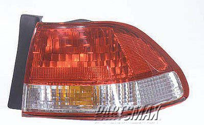 2801 | 2001-2002 HONDA ACCORD RT Taillamp assy 4dr sedan; body mounted; w/o bulbs or sockets | HO2801135|33501S84A11