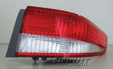 2801 | 2003-2004 HONDA ACCORD RT Taillamp assy 4dr sedan; body mounted; w/o bulbs or sockets | HO2801148|33501SDAA01