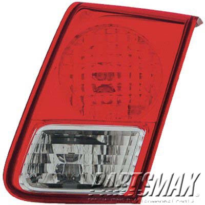 2819 | 2003-2005 HONDA CIVIC RT Taillamp lens/housing 4dr sedan; deck lid mounted; w/o bulbs or sockets | HO2801152|34151S5BA01