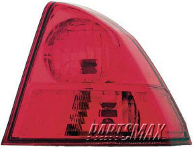 2801 | 2003-2005 HONDA CIVIC RT Taillamp assy 4dr sedan; quarter panel mounted; w/o bulbs or sockets; USA/Canada built | HO2801153|33501S5DA51