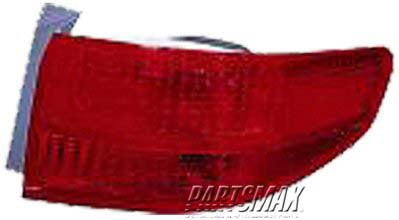 2801 | 2005-2005 HONDA ACCORD RT Taillamp assy 4dr sedan; quarter panel mounted | HO2801160|33501SDAA11