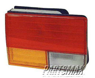 2818 | 1992-1993 HONDA ACCORD LT Taillamp lens/housing 4dr sedan; deck lid mounted | HO2818117|34156SM4A03