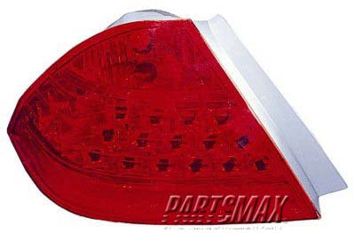 2818 | 2006-2007 HONDA ACCORD LT Taillamp lens/housing 4dr sedan | HO2818130|33551SDAA32