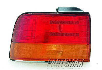 2819 | 1992-1993 HONDA ACCORD RT Taillamp lens/housing 2dr coupe/4dr sedan; body mounted | HO2819104|33501SM4A03
